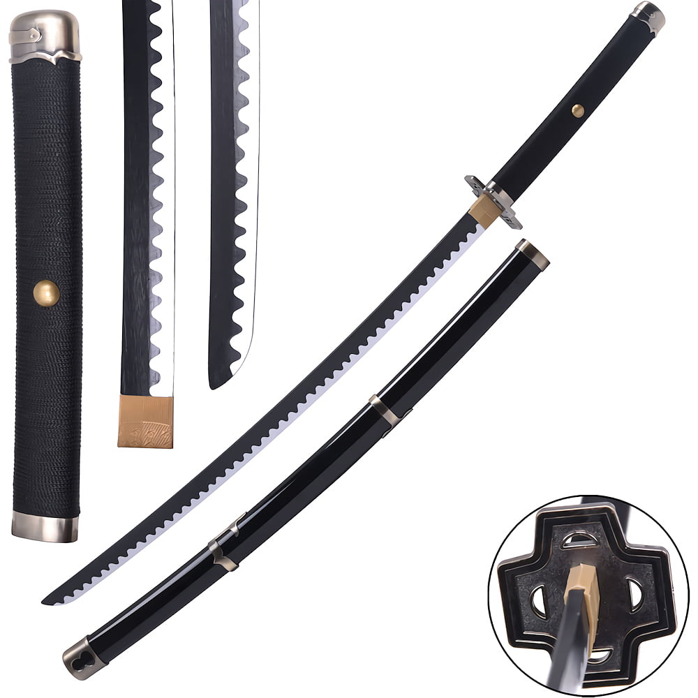 Katana manga « Tōmei no Ha » (透明の刃 Lame Invisible), lame en bois | Katana Manga