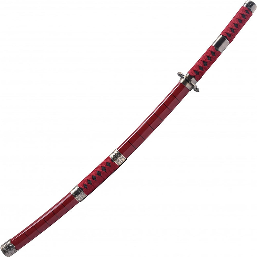 Katana de décoration « Akaryū no Tsurugi » (赤竜の剣) « L'Épée du Dragon rouge »), lame en bois | Katana Manga