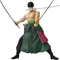 Figurine articulée de Roronoa Zoro (One Piece), 3 katanas