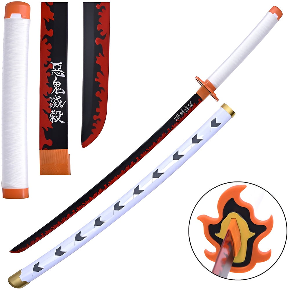 Katana manga « Enjin no Tsurugi » (炎刃の剣 Lame de Feu), lame en bambou | Katana Manga