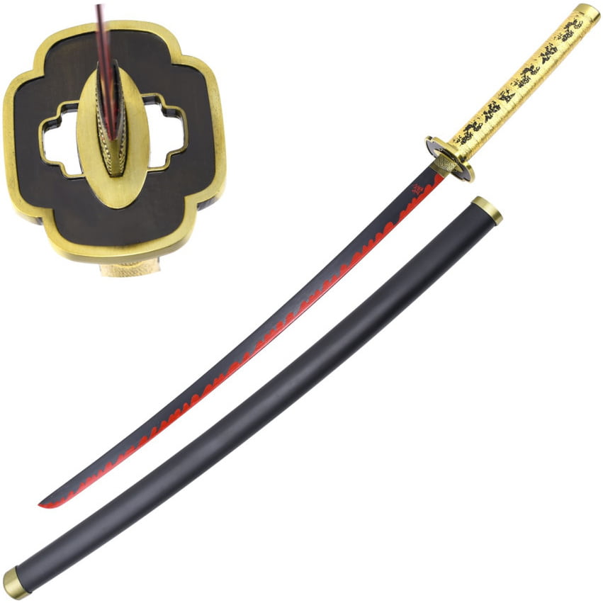 Katana « Larmes de sang », lame en acier inoxydable | Katana Manga