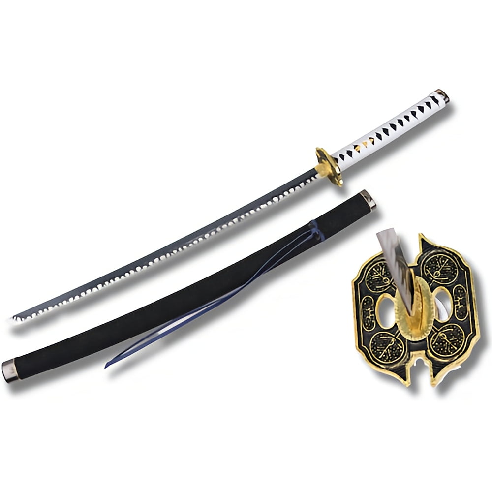 Katana manga « Meidō no Tsurugi » (冥道の剣 L'Épée du Royaume des Ombres), lame en acier inoxydable | Katana Manga Katana manga « Meidō no Tsurugi » (冥道の剣 L'Épée du Royaume des Ombres), lame en acier inoxydable | Katana Manga