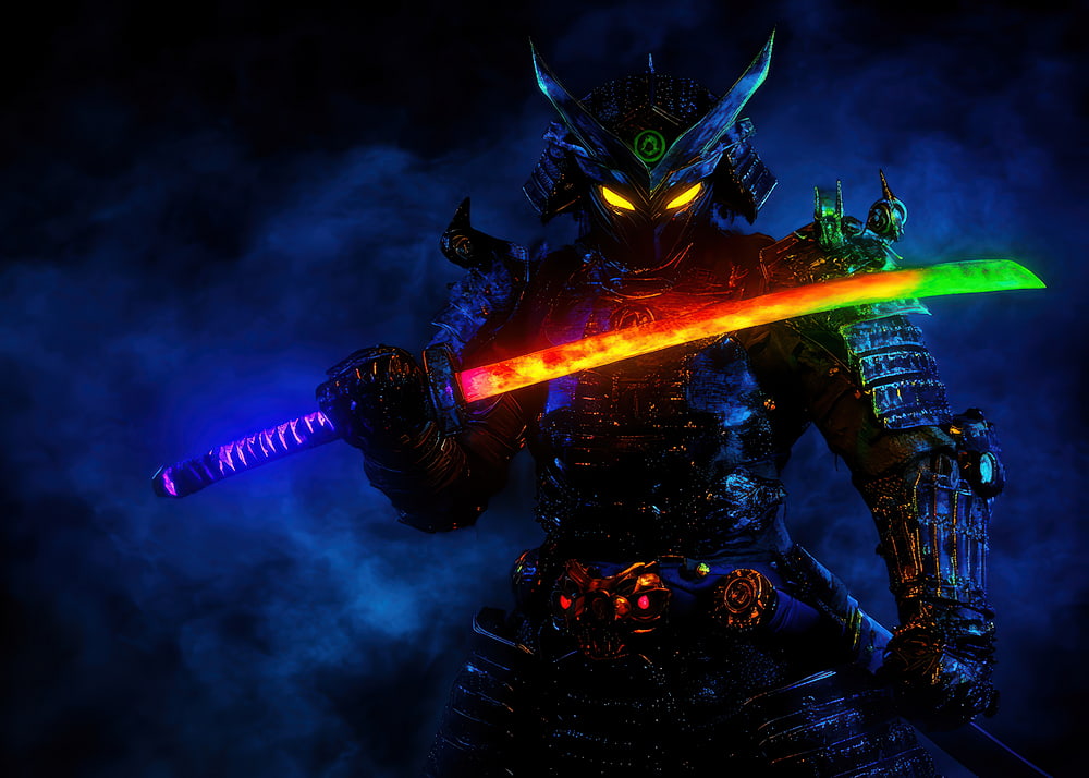 Katana lumineux : lame de légende et éclats de lumière | Katana Manga